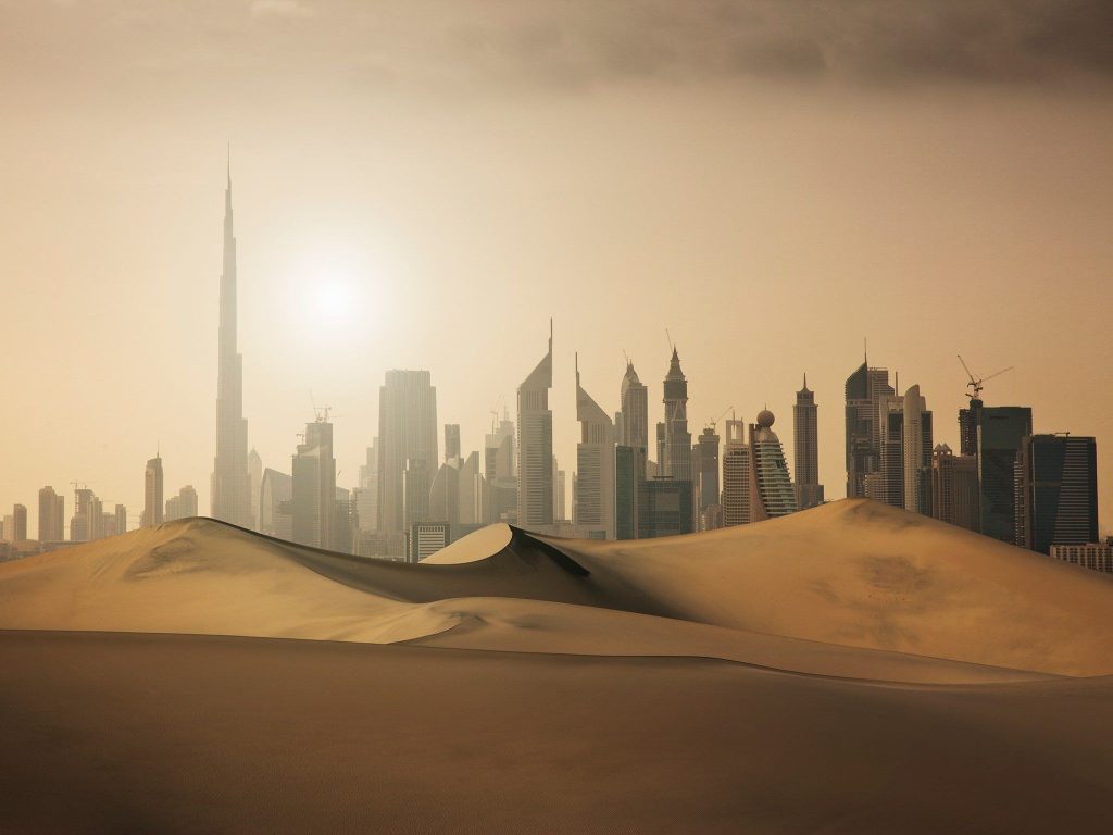 IES MENA | Modern city behind a desert