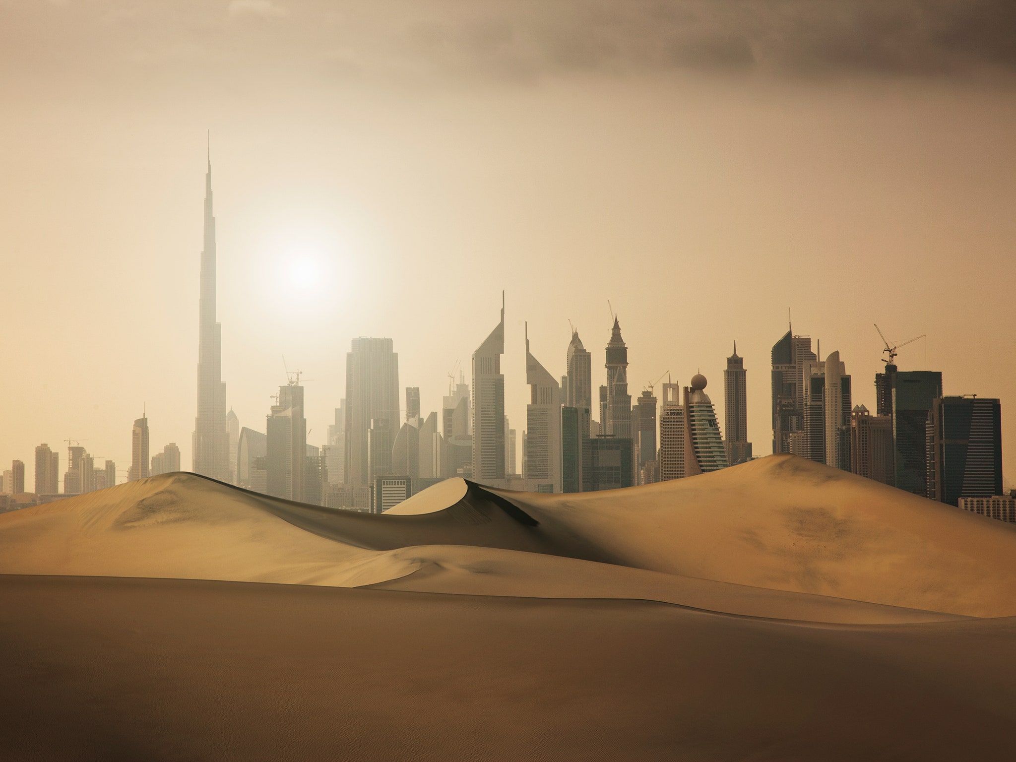 IES MENA | Modern city behind a desert