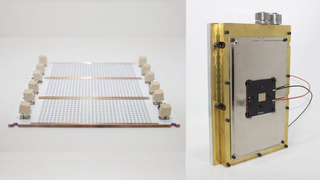 Figure 3: Examples of high-density UV LED arrays in a COB format.