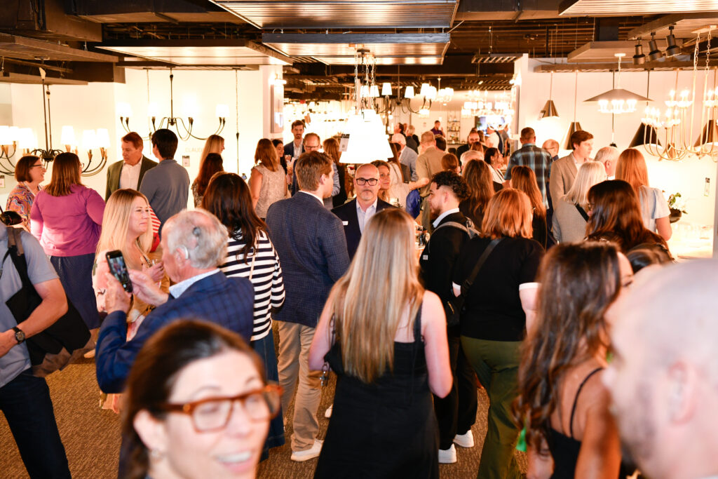 Networking and hospitality events at Lightovation, like the American Lighting Association’s popular Women in Lighting reception, foster connections.