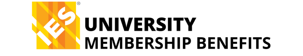 IES University Membership Benefits header banner