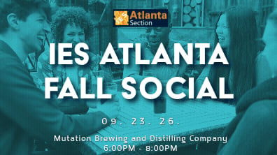 IES Atlanta Section | IES Atlanta Fall Social | 09/23/2026 | Mutation Brewing and Distiling Company | 6:00 PM to 8:00 PM