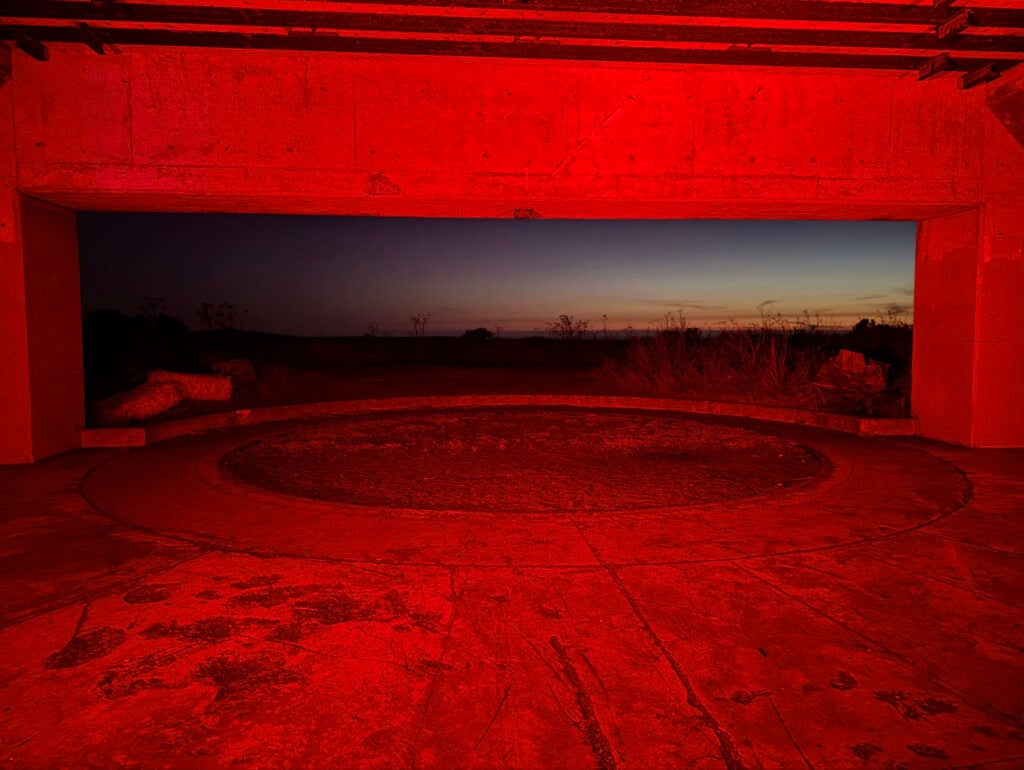 IES 2026 Illumination Awards | Experiential Lighting Design | Special Citation for Distillation of Materials to Create an Engaging Use of Color, Light, and Space: Battery Wallace, Fort Barry, Marin Headlands, CA