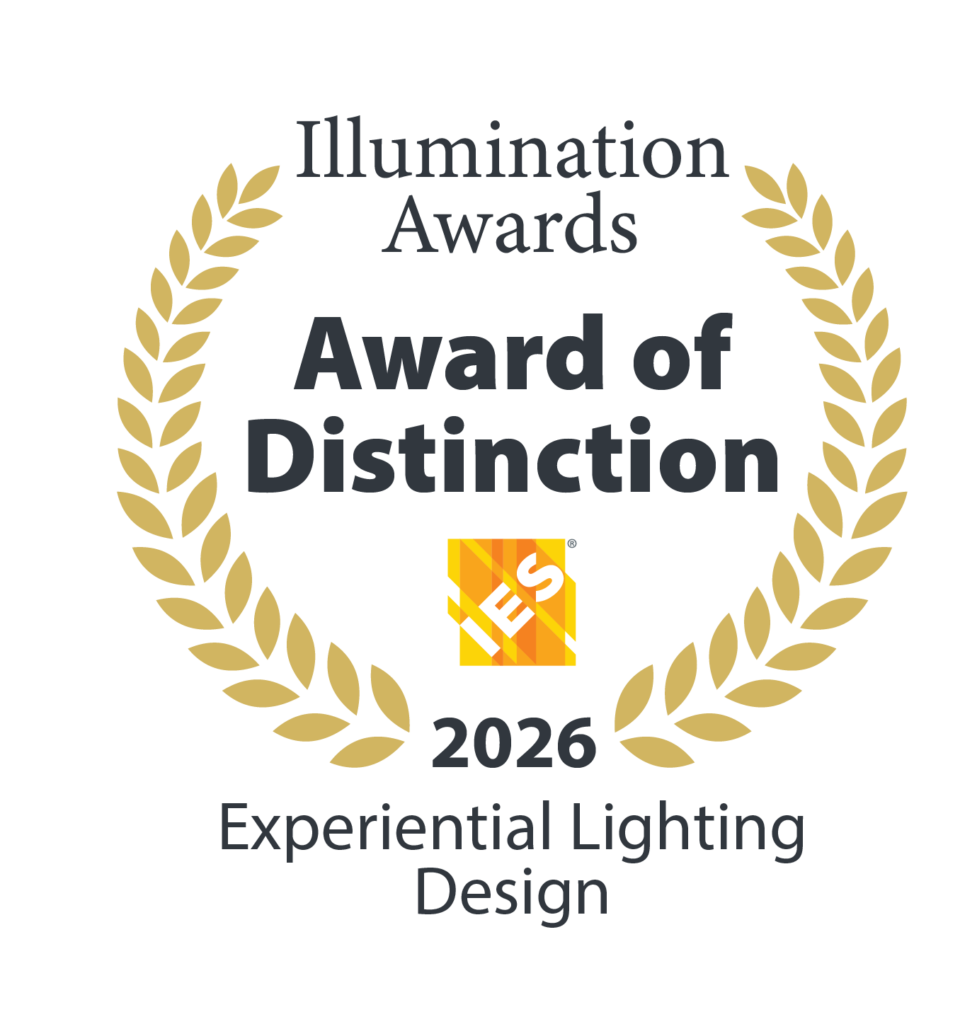 IES 2026 Illumination Awards | Award of Distinction | Experiential Lighting Design seal