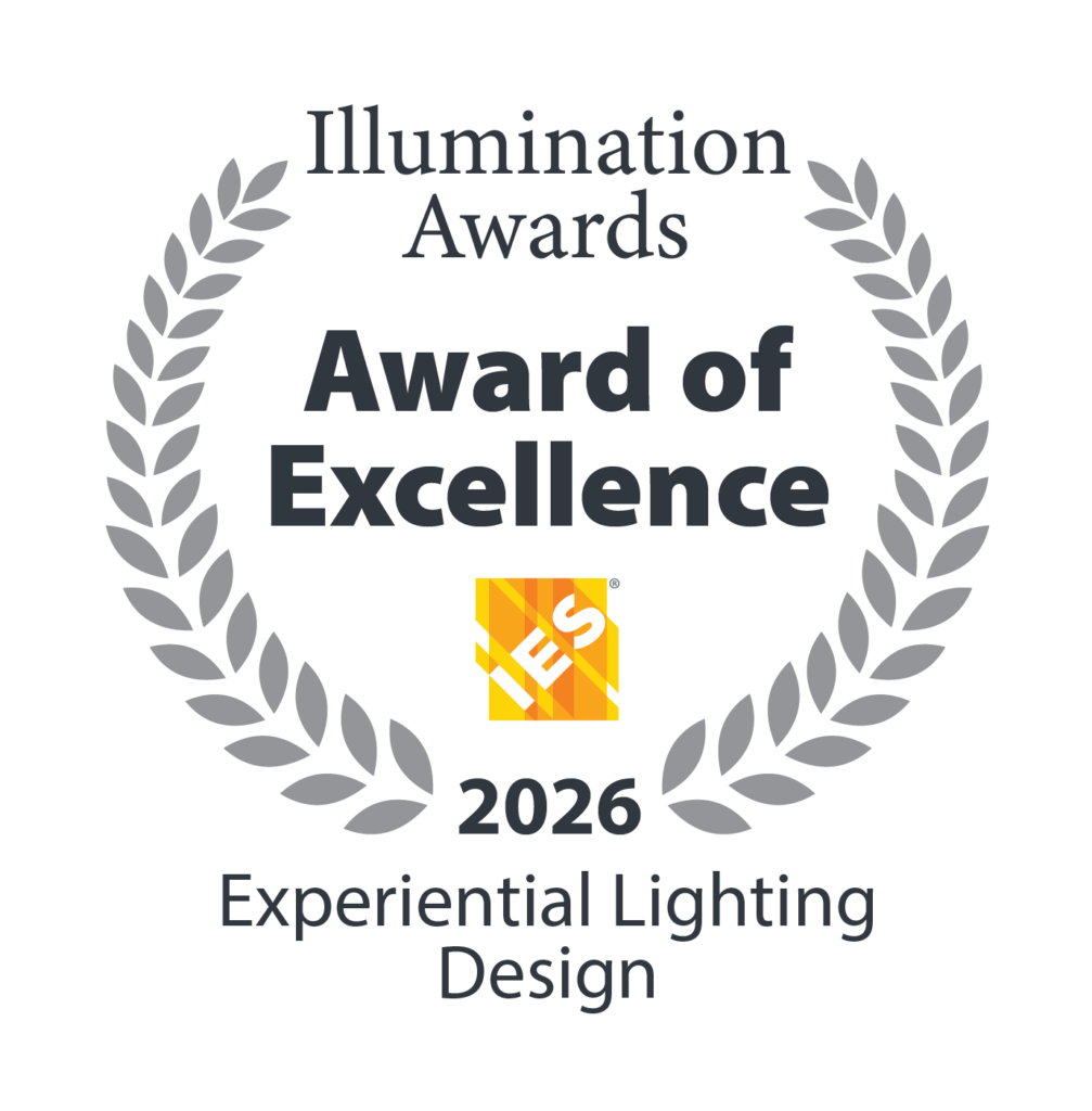 IES 2026 Illumination Awards | Award of Excellence | Experiential Lighting Design seal