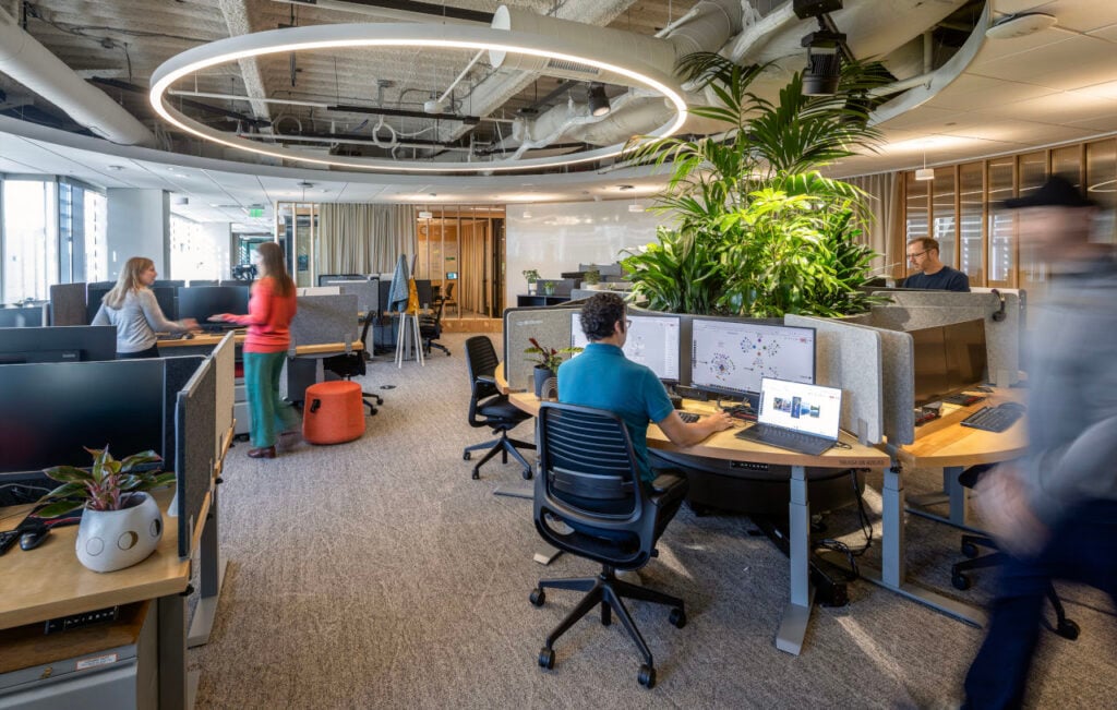 IES 2026 Illumination Awards | Interior Lighting Design | Special Citation for Use of Biophilic Horticultural Lighting in a Public Space: Confidential Office Pilot, Seattle, WA