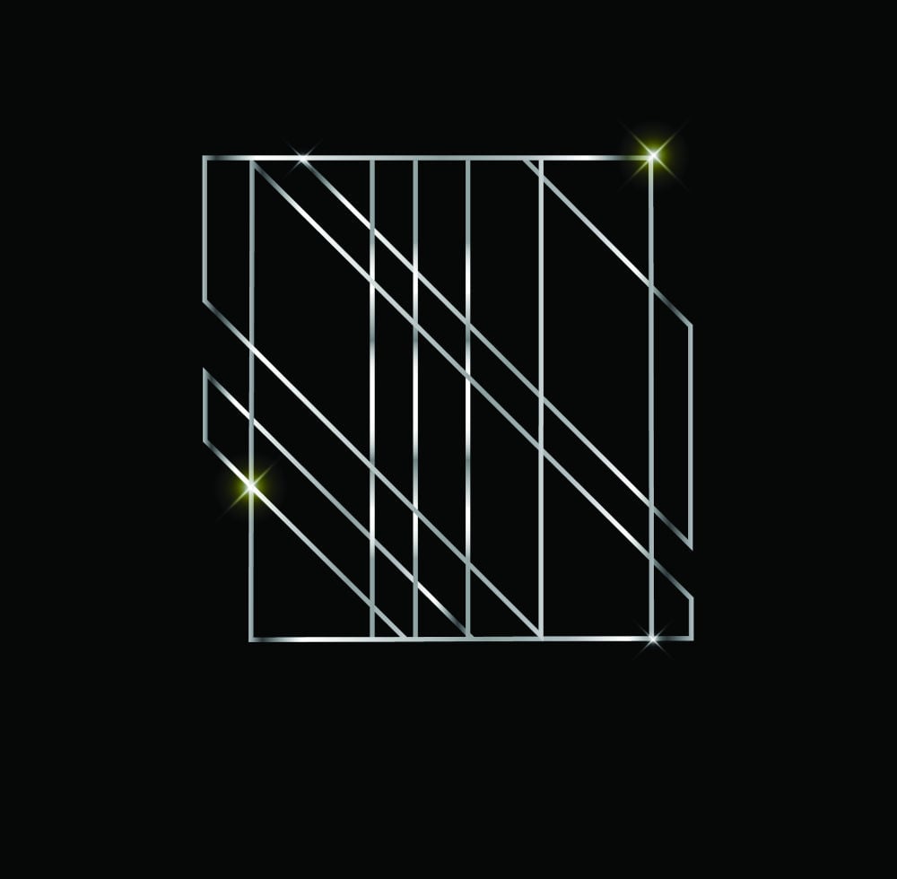 IES 2026 Illumination Awards Silver Plaid Logo Outline