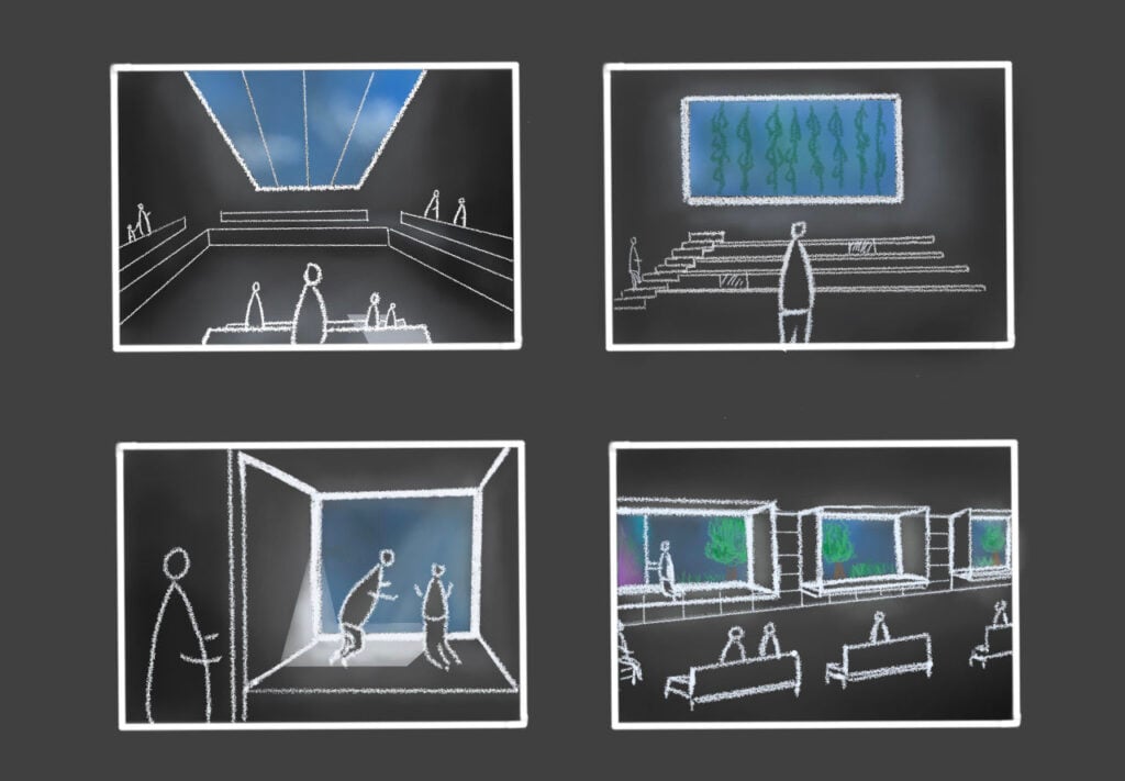 Emerging Perspectives 6 Emerging Perspectives | An example of Tsai’s Procreate concept sketches during the early phase of a design | Image: Yun-Hsuan Tsai